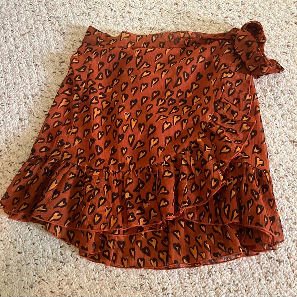 Urban Outfitters Skirt Red/Brown